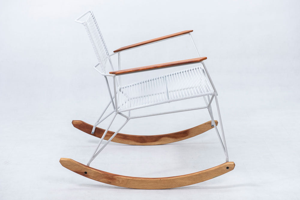 Poltrona de Balanço SUN Spaghetti – Branca