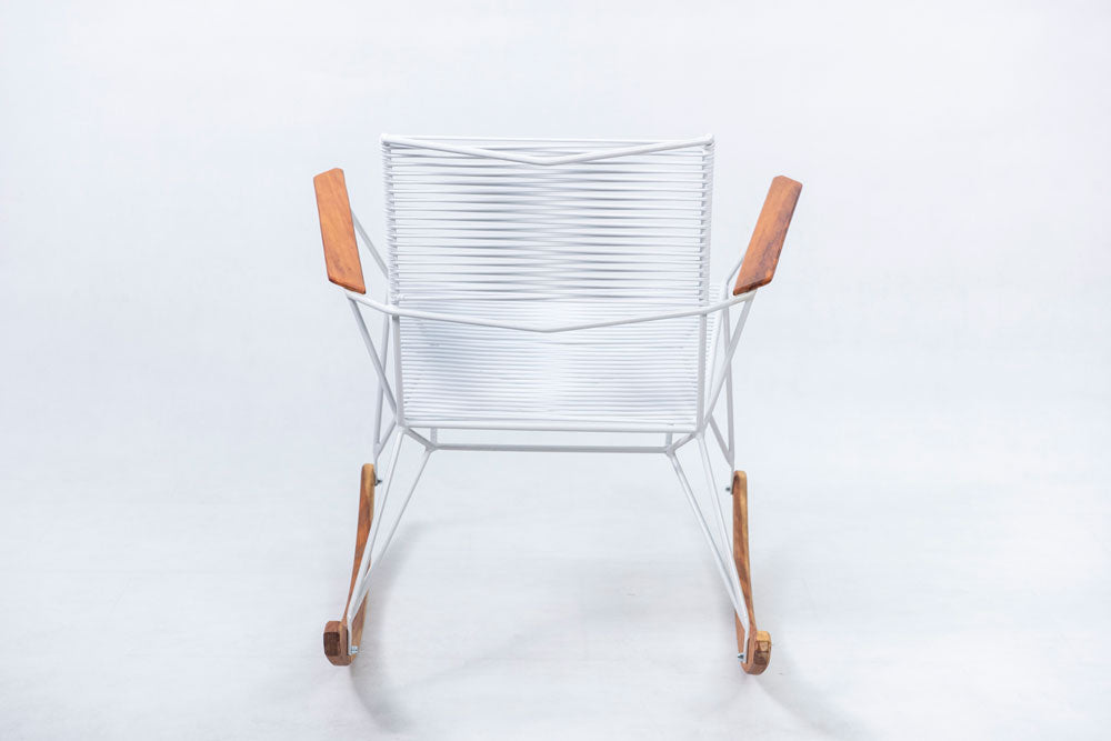 Poltrona de Balanço SUN Spaghetti – Branca