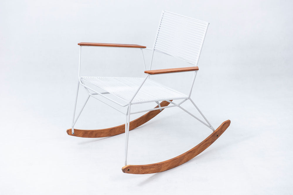 Poltrona de Balanço SUN Spaghetti – Branca